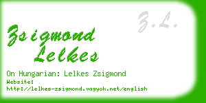 zsigmond lelkes business card